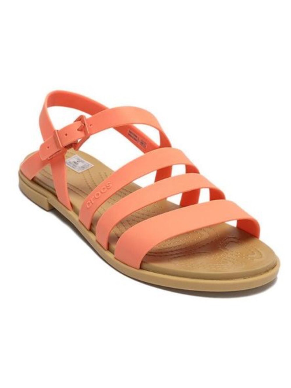 Crocs Women’s Size 9 Tulum Strappy Sandals Coral Orange